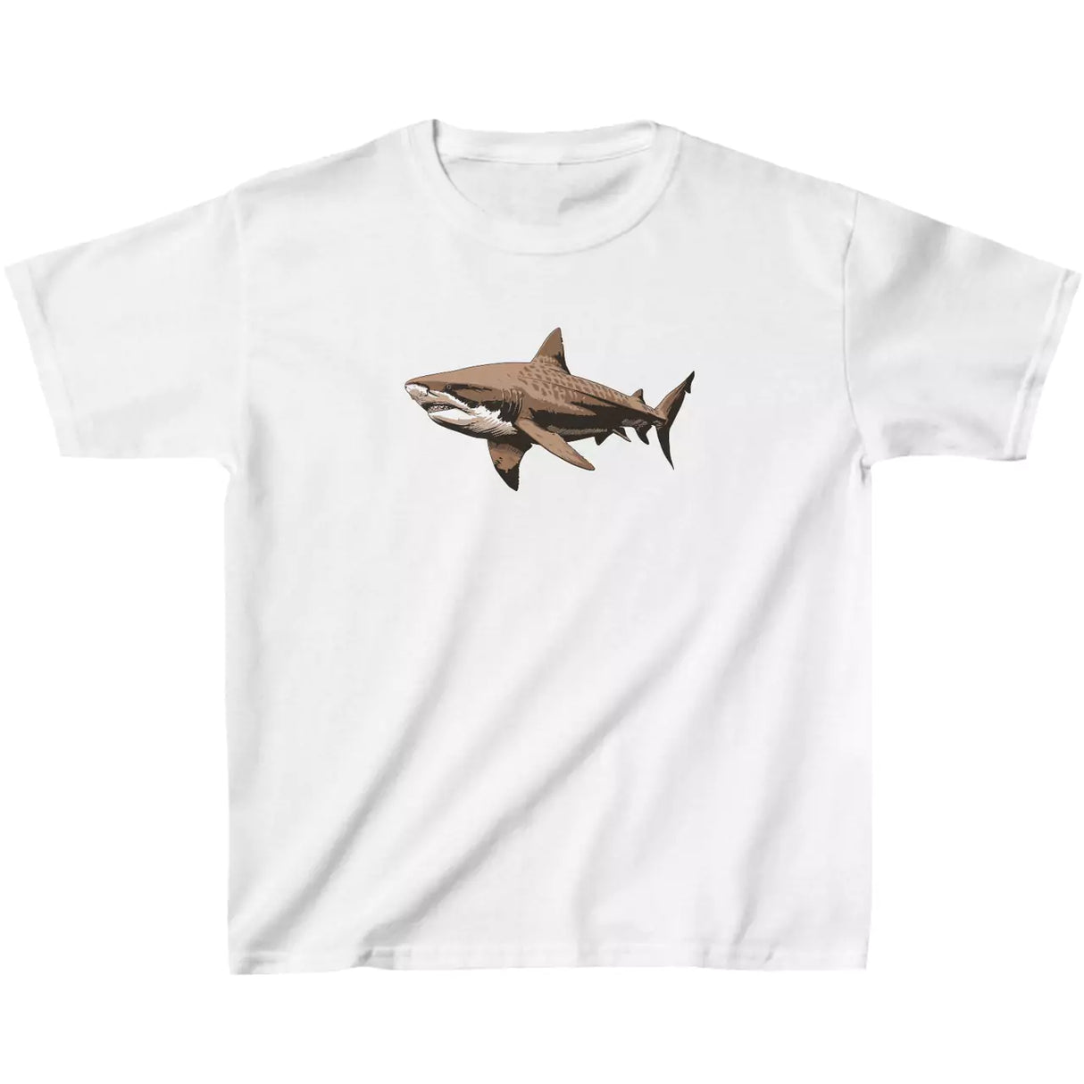 White Tiger Shark Sea Prowler youth t-shirt